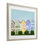 Peint mesdames maisons, reproduction encadrée sous verre, conception par Evelyn Coleman