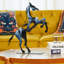 Sculpture de cheval en métal faite à la main-596177522