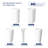 Gibbous 33.5" H Vitreous China Circular Pedestal Bathroom Sink with Overflow