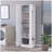 Greenville 2-Door 6-Shelf Tall Storage Cabinet White