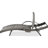 Of 2 Outdoor Sunbathing Chaise Lounges, Grey Patio With Pull-Out Side Table And Adjustable For Fun Time Reclining Lounge Chairs 2, Chair Table, , Heavy Duty Frame,-164755848