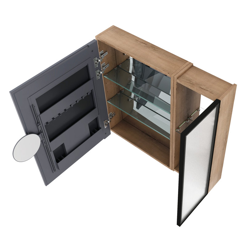 Bathroom Mirror Cabinet with Storage