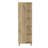Urano Mirror Linen Cabinet, Four Interior  Shelves, Five External Shelves -Light Oak-1895481564-1895481566