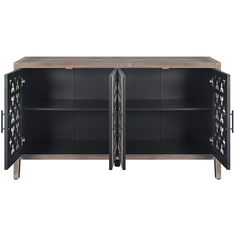 Armoire antique Hollow, Brun antique