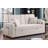 Fabric Convertible Sleeper Loveseat With Dropdown Console