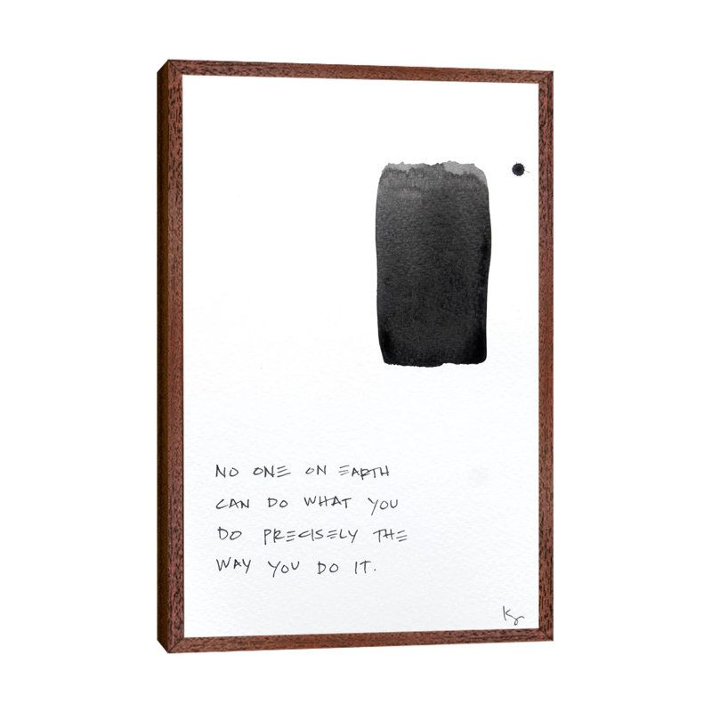 No One On Earth by Kent Youngstrom - Print on Canvas, Classic Brown Wood Framed, 101.6 cm H x 66.04 cm W