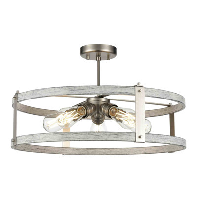 Lustree tambour 5 lumières unique Aplington