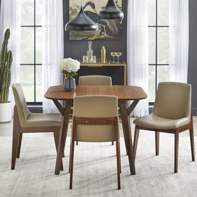 Buharkent Solid Wood Dining Set by Ebern Designs