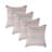 Hand-Woven Chevron Cotton Throw Pillow Cover Set of 4-441033002-441032977