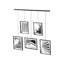 5-Opening Adjustable Metal Wall Mount Picture Frame