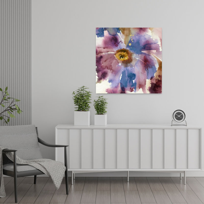 Art abstrait et délicat, nature lavallière et abstraite, H 24 po x l 24 po