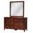 Aguilar Wood Flat Wall Mirror-896034896
