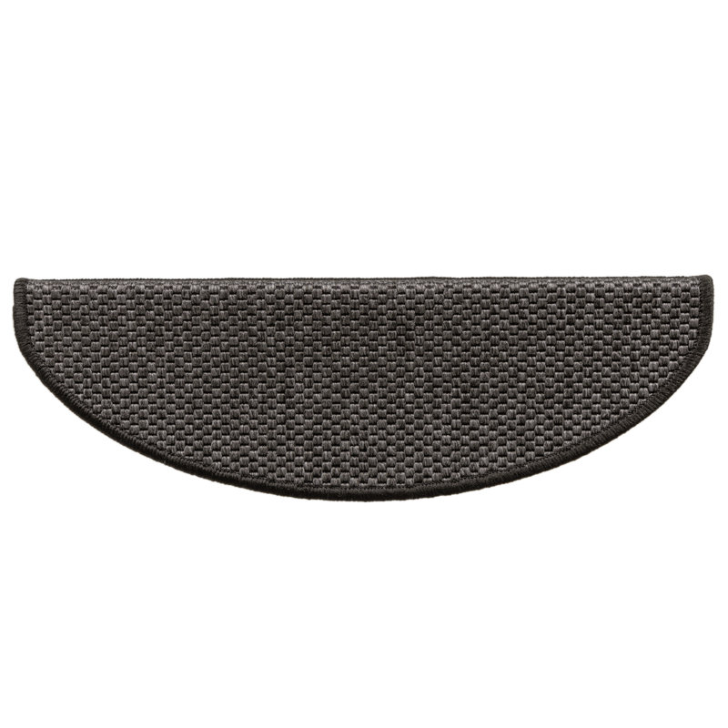 Shellson Non-Slip Stair Tread, Semi-Circle 21cm x 65cm, Anthracite