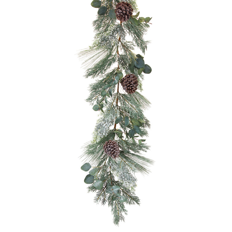 84'' in. Faux Grapevine Garland