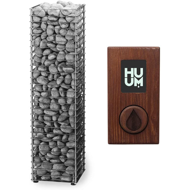 HUUM Cliff 6kW Sauna Heater with UKU Local Control, (Sauna Stones Included )