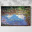 Water Lily Pond # 4 par Monet, reproduction d'art sur toile-92523901-92523905