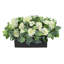 Outdoor UV Rated Geranium Arrangement in Fiberstone Planter