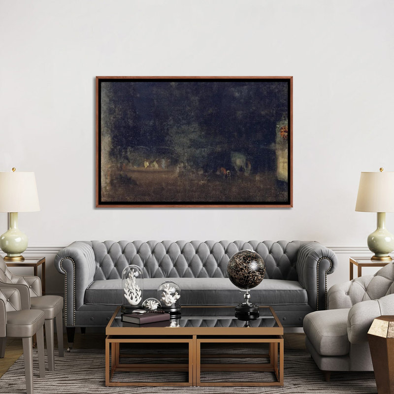 Print, 101.6 cm H x 152.4 cm W x 4.445 cm D, Classic Wood