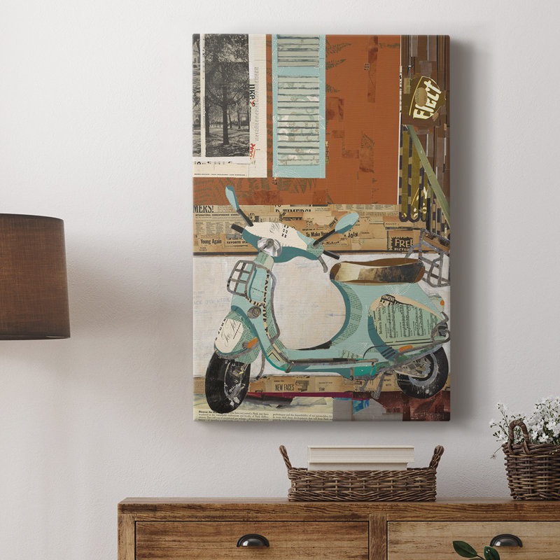 That Vespa - galerie sur mesure, H 18 po x l 12 po