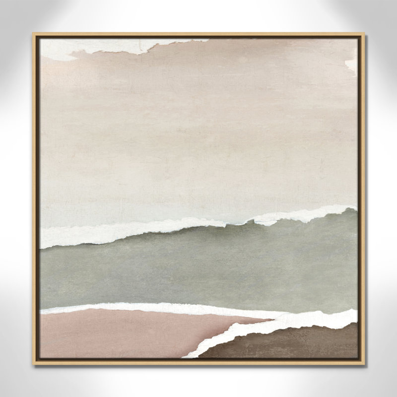 Torn Whispers II - Square Version Print par Emma Peal, 31.5' W x 31.5' H, Flotteur naturel
