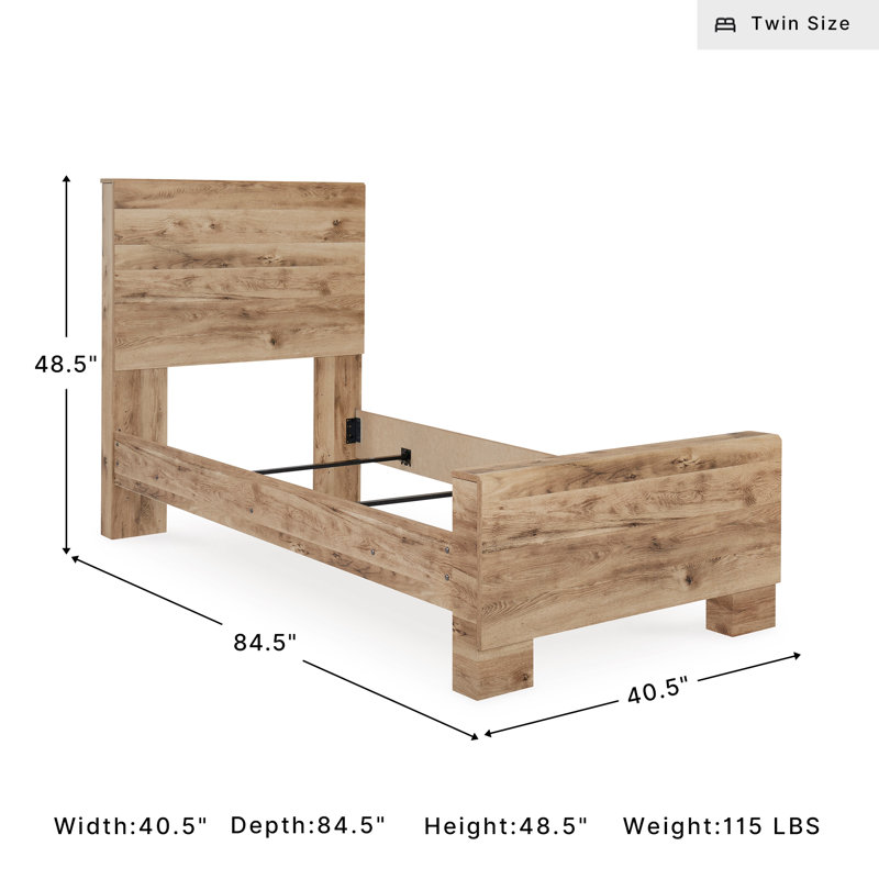 Hyanna Twin Panel Bed, Twin