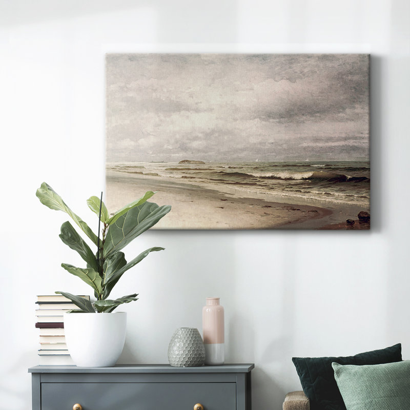 «Vintage Nautical Print-CLXII» sur, H 9 po x l 13 po x P 1,5 po, Wrapped Canvas