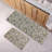 Jungle Essence Leaf Pattern Mat Sleek Design, Non-Slip, Low Profile, Comfortable, 32"L x 20"W