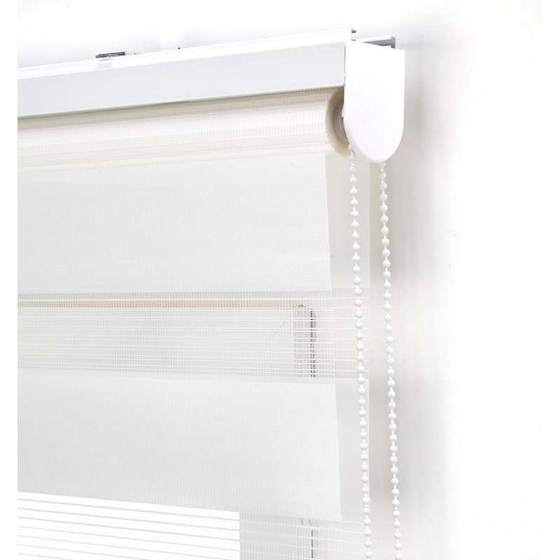 Semi Sheer Roller Blind, White, 175 cm L x 145 cm W