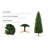 Artificial Live Tree Stand