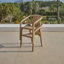 6 - Person Acacia Solid Wood Patio Dining Set Rectangular Table