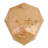 Malva Burl Wood Geometric Side Table