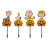 Peanuts 26in Peanuts PreLit PVC Pathway Markers 4 count Great Pumpkin Gang