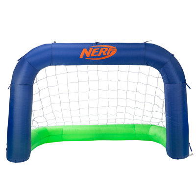 NERF Air Goal - Instant Blow Up Soccer Goal - Plug In And Inflates In 10 Seconds