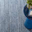 Denim Stone Blue Handwoven Cotton Rug-2016897844