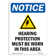 SignMission Hearing Protection Sign with Symbol | Wayfair