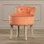 Tabouret de coiffeuse en bois massif