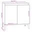 Rumelia 58cm Single Bathroom Vanity Base Only