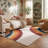 Rug Branch Marlow 5' x 8' (5'3" x 7'7") White Rainbow Kids Area Rug, Modern, Medium Pile, Stain-Resistant Carpet - Playroom, Nursery, Toy Room and Bedroom-176059894