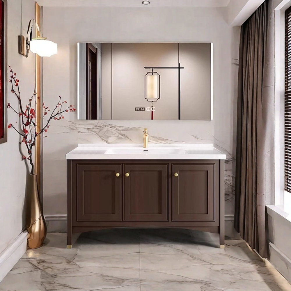 Rebrilliant American retro high-end bathroom cabinet | Wayfair