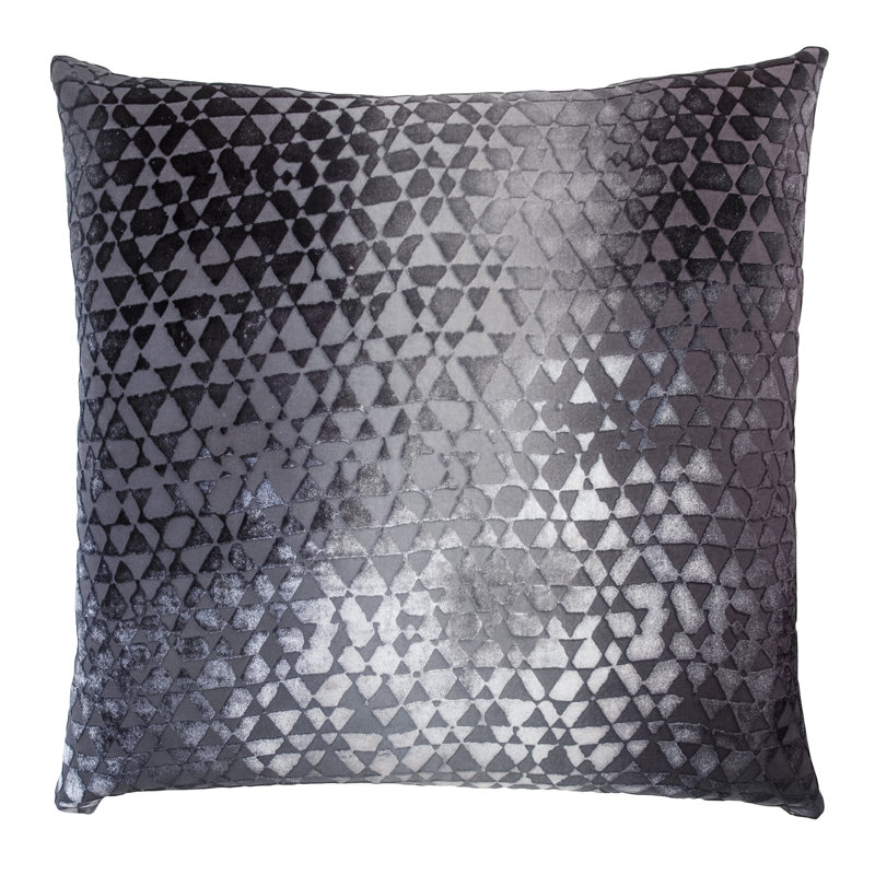 Square Velvet Pillow Cover & Insert, 20" x 20", White