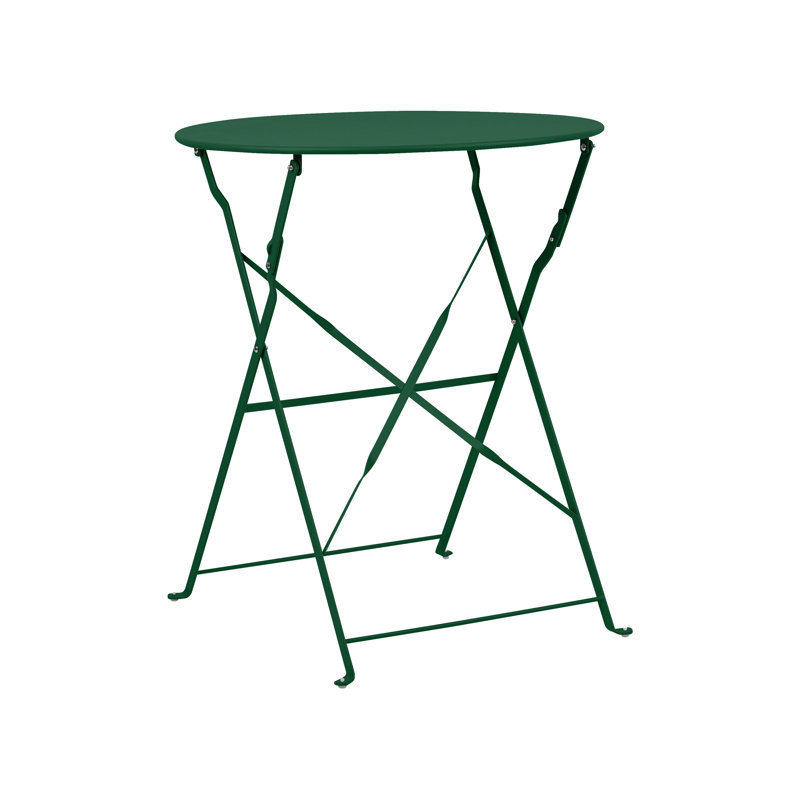 Bistro Set Metal Green Dark Green Riverlynn, Dark Green
