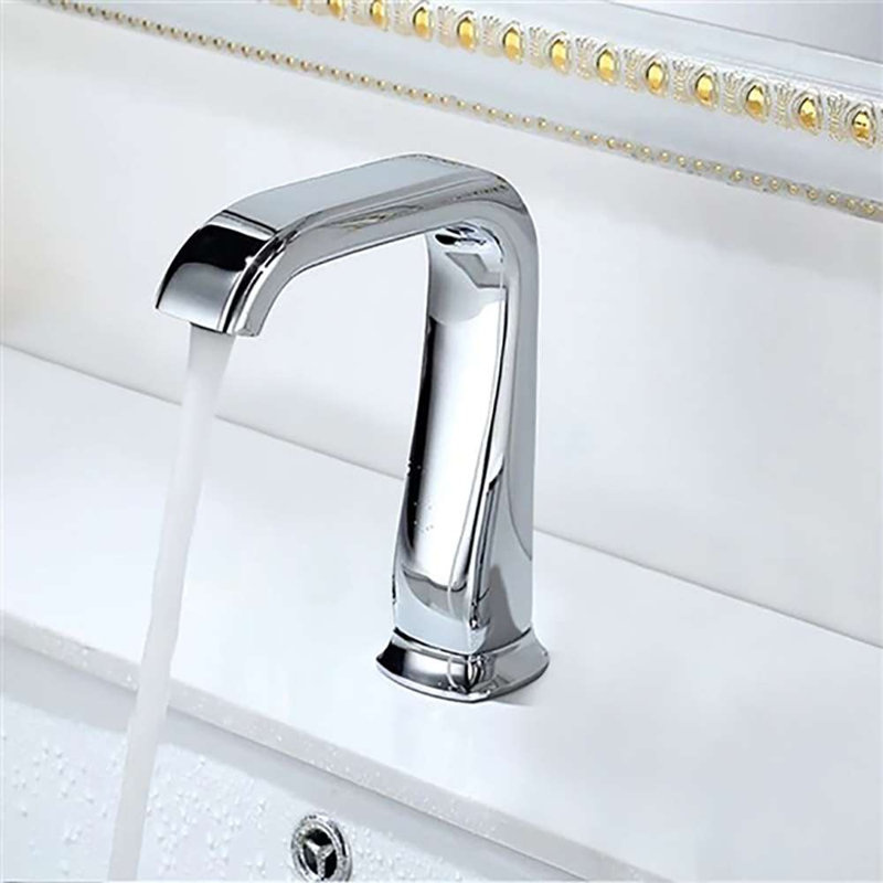 FontanaShowers Countertop Commercial Touchless Bathroom Faucet