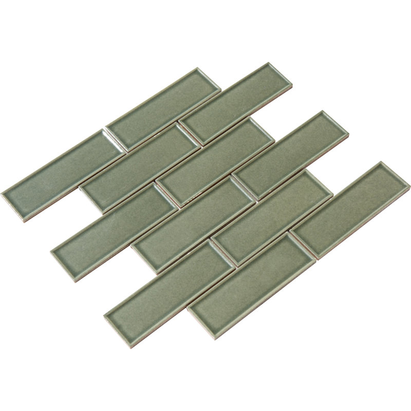 Carreau en porcelaine, Vert
