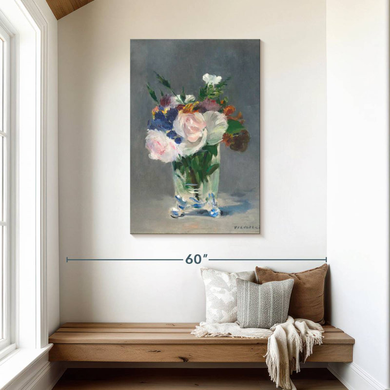 Vase en cristal Harnek, H 45 po x l 30 po