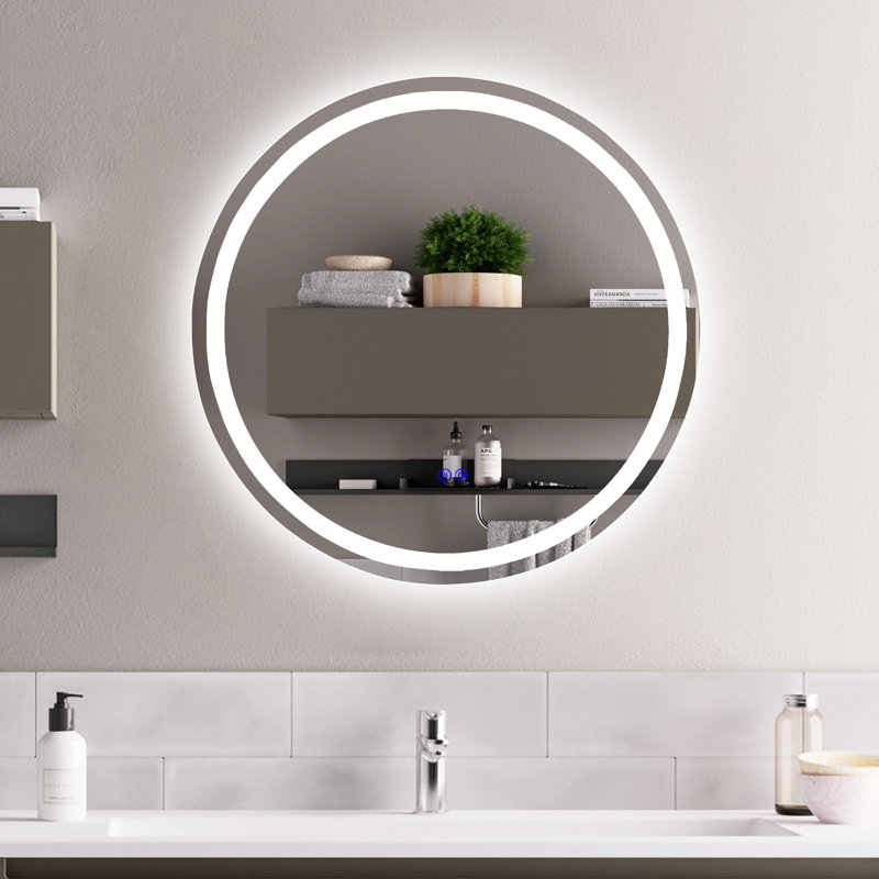 Miroir de salle de bain / meuble-lavabo, H 24 po x l 24 po