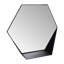 Metal Flat Wall Mirror with Shelves-71576341