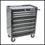 Chariot à outils 7 roulettes 7 tiroirs-2089256420