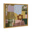 Retro Scarf Canvas Fashion Print by Oliver Gal, Black Frame, 12 x 12-654574756-654574759