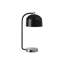 Lampe de bureau Sieny, abat-jour en arc de cercle, accents argentés, métal noir-1287502993-1287502998