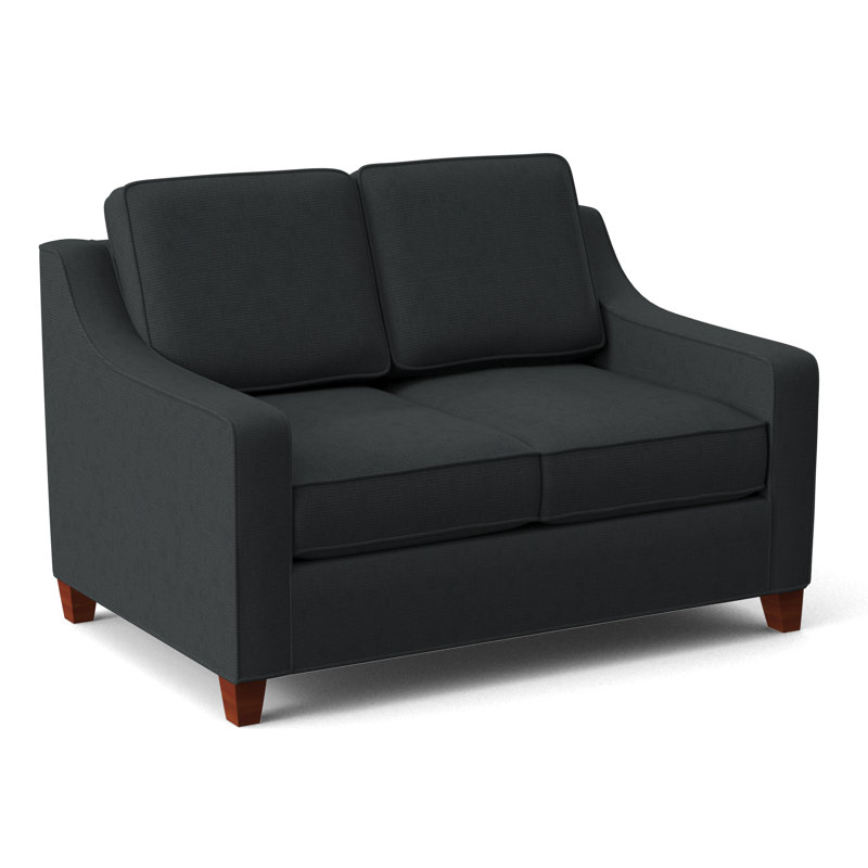 Clark 54" Square Arm Sofa Bed, BM Cherry, Ridgecrest Midnight